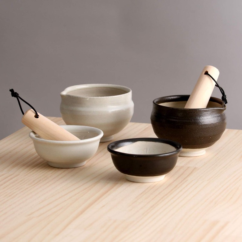 Mortars Deep and Mini (White Karatsu Maru)