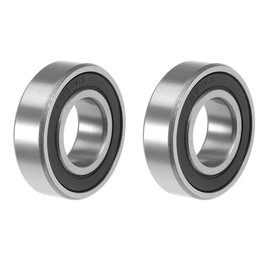 Baller Bearing 6004-2RS Deep Groove Ball Bearings 20mm x 42mm x 12mm Double Sealed Chrome Steel - 2pcs