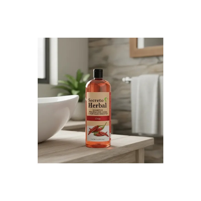 Shampoo Secreto Herbal Anticaída Y Fortalecimiento Chile 1 L
