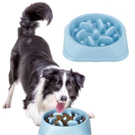 Antischlingnapf Hunde Klein,Anti Schling Napf Hund,Hundenapf Langsame Fütterung,Slow Feeder Dog Bowl,Hundenapf,Fressnapf,Anti Schling Napf Hundenapf Futternapf für Katzen und Kleine Hunde