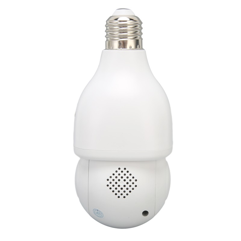 WiFi Security Camera 1080P Night Vision Motion Detection E27 Screw