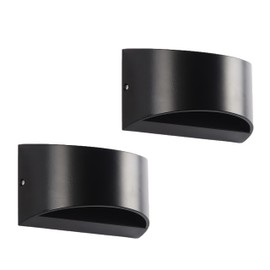 Maichis 2Pack 12V RV Modern LED Wall Sconce Lighting Fixture Lamps, RV LED Bedside Reading Lamps 5W Warm White 3000K, Up and Down RV Interior Wall Lamps for Marine, Motorhome