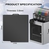 Smooth PEI+Smooth PEI Plate Bambulabs X1/P1/P2/X2/A1 Plates 257x257mm