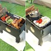 BiggerFire Camping Grill Fire Pit, 2 in 1 Portable Duel