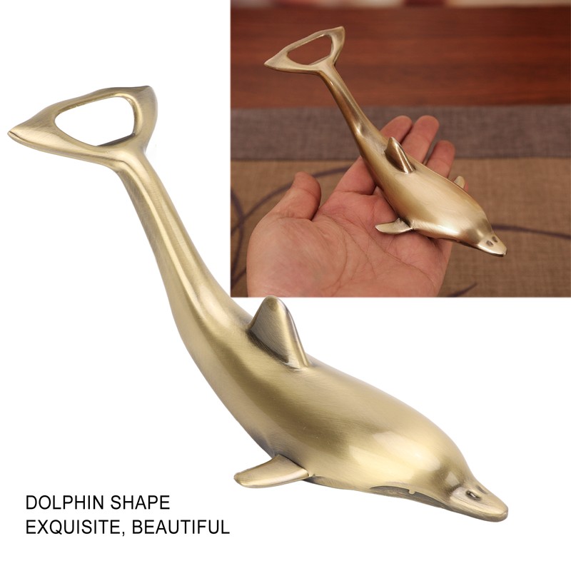 Bottle Opener Exquisite Dolphin Shape Rust Resistant Anti Slip Grip