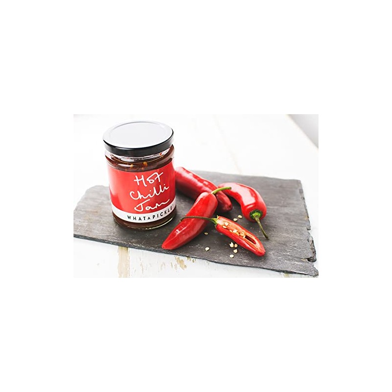 What A Pickle Hot Chilli Jam, 270g Jar - Suitable