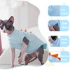 QBLEEV Sphynx Cat Clothes, Dinosaur Design Cat Shirts for Cats