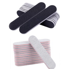 Nail Files - 20 PCS 100/180 Grits Nail File and Buffers, Mini Nail File Double Sided Emery Boards Manicure Nail Tools for Natural and Acrylic Nails