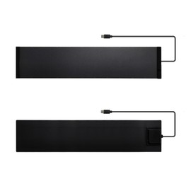 MING CHEN Solar Panel Blinds, Household Waterproof Solar Panel for Motorized Blinds (14.4" L X 2.95" W, Black)