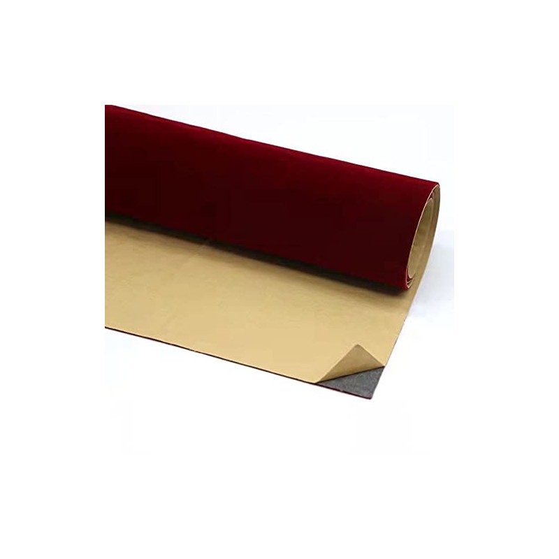 14.5"x78.7" Self Adhesive Velvet Drawer Liner Roll Felt Fabric Velvet