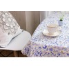 Minton Hardwick Tablecloth, 4 Sizes, Blue, 51.2 x 94.4 inches
