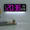 Gevvnss 13 Large Digital Wall Alarm Clock with Remote Control,LED