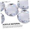 DOITOOL 100PCS Acrylic Flatback Rhinestones for Crafts DIY Decorations Clothes