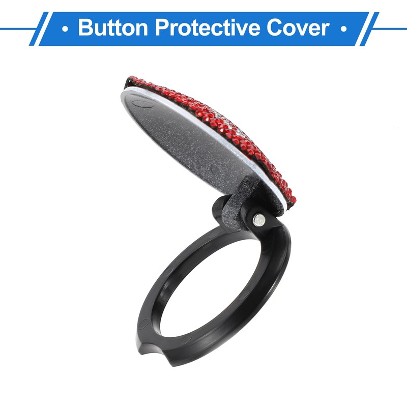 VekAuto Car Push Start Button Cover, Engine Button Cover Universal