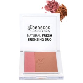 Benecos - Natural Cosmetics - Fresh Bronzing Duo - Pressed - 2-in-1 Bronzer - Vegan - ibiza Nights