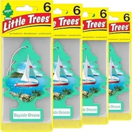Not Available Little Trees Bayside Breeze Hanging Air Freshener Home Car (Pack Of 24)