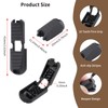 26pcs Zipper Pull Cord Ends Shoe Lace End Clips Cord