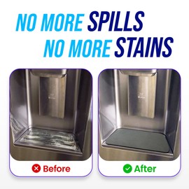 Refrigerator Drip Catcher for Water Tray, Absorbent Pad for Refrigerator Drip Tray, Protects Water Spills, No More Water Stains (Rectangular).