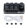 Mini Macro Mechanical Gaming Keyboard 6 Keys 1 Knob Programming