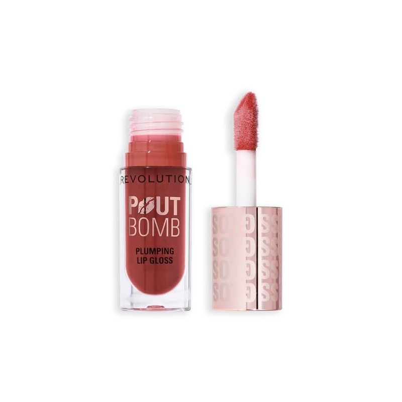 Lipgloss Vitamina E Pout Bomb Lip Plumper tono Cookie, Makeup