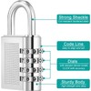 Combination Lock 4 Digit Padlock Zinc Alloy with Combination Code