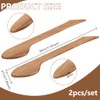 BENECREAT 2Pcs Wooden Handle Tools, Clay & Pottery Clay Sculpting