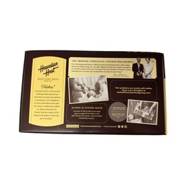 Hawaiian Host - Premium DARK CHOCOLATE Covered Whole Macadamia Nuts 7 oz Box