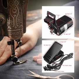 WSDMAVIS 1Pcs Sewing Machine Motor 220V 180W Kit with Foot Pedal for Home Sewing Machines