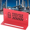 BuyWeek Lockout Tagout Station Padlock Station Wall Mounted Security Padlocks
