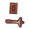 Wood Baptism Crosses Natural Texture Magnetic Standing Exquisite Polishing Carved