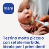 MAM Massaging Brush, Spazzolino denti bambini 3+ mesi con setole