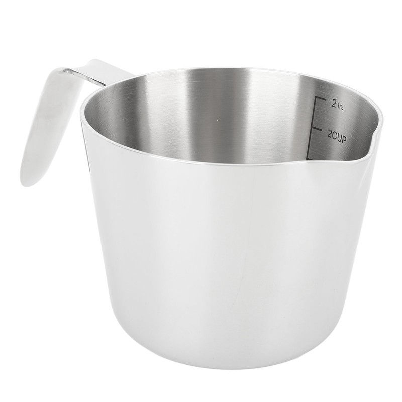 304 Stainless Steel Butter Warmer 600ML Small Saucepan Measuring Cup