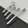 Amerdeco 10 Pack Brushed Satin Nickel Cabinet Pulls 5 Inch(128MM)