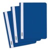 Herlitz 975433Â A4 File Folder, Made from Polypropylene, with a Transparent Front CoverÂ âÂ red (Pack of 10) a5 Blue