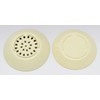 Kiln SOUSEN Medium Plate, White, 5.9 inches (15 cm), Setoyaki,