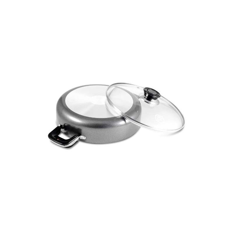 Royal Cook Heavy Gauge Aluminum Non-Stick Low Stock Pot, 12-Inch