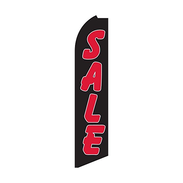 Sale Black/Red Feather Flag Only