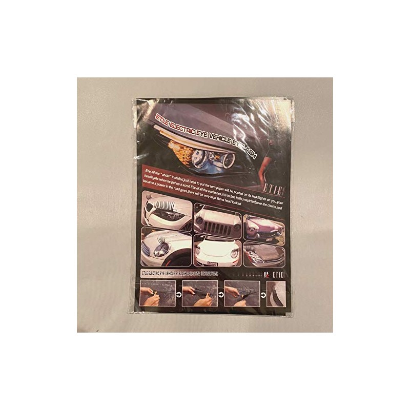 Headlight Eyelashes, Seal Type, Left and Right 1 Set (Suitable