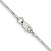 GlittersandGold Sterling Silver 1.25mm Diamond-cut Snake Chain Necklace
