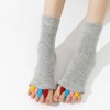 AISHITE Sleeping Socks, Set of 2, Therapy, 5 Toes, Coloring,