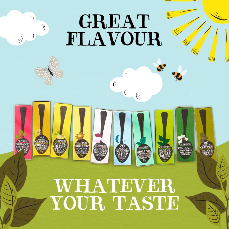 Clipper Organic Nettle Herbal Infusion Tea (20 Bags)