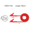 Alligator Clips Electrical, 2 PCS Dual Ended Crocodile Wire Cable