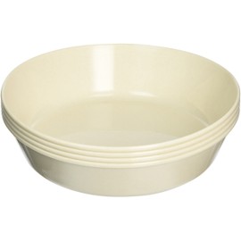 Captain Stag MP-103 Sunsun March Antibacterial Deep Plate for BBQ, 7.9 inches (20 cm), Set of 4
