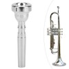 Trumpet Mouthpiece Silver Labor-Saving Beginner Musical Instrument Accessories 7C(Silver )