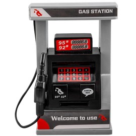 Toyvian Toys Gas Station Model Toy 1 Set of DIY Station Building Model DIY Bus Gas Station Model Gas Station Mini Roadblocks Recognition Toy Decor
