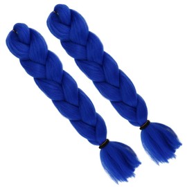 Brightlele rds00-13 Corn Row Blaze Hip Hop Dance Black Hair Extension Braided Set of 2