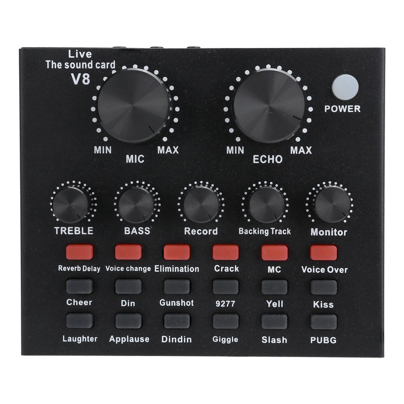 Live Sound Card Voice Changer Bluetooth Support Mobile Phone Computer