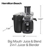 Hamilton Beach Juice & Blend 2-in-1 Juicer Machine and 20