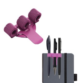 1 x Nurse Accessories Stainless Steel Pen Holder, Nurse Accessories Clip, Metal Pen Holder Tunic, Nurse Accessories Clip for Tunic, for Doctors and Nurses Uniform Notebook Holder (Purple)