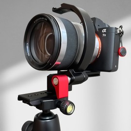 Easy Hood Camera Lens Collar Tripod Mount Ring Support Bracket for Sony/Canon/Nikon/Fujiflim, Metal Telephoto Lens Collar Ring Replacement Foot Stand Base with Arca Swiss Quick Release Plate